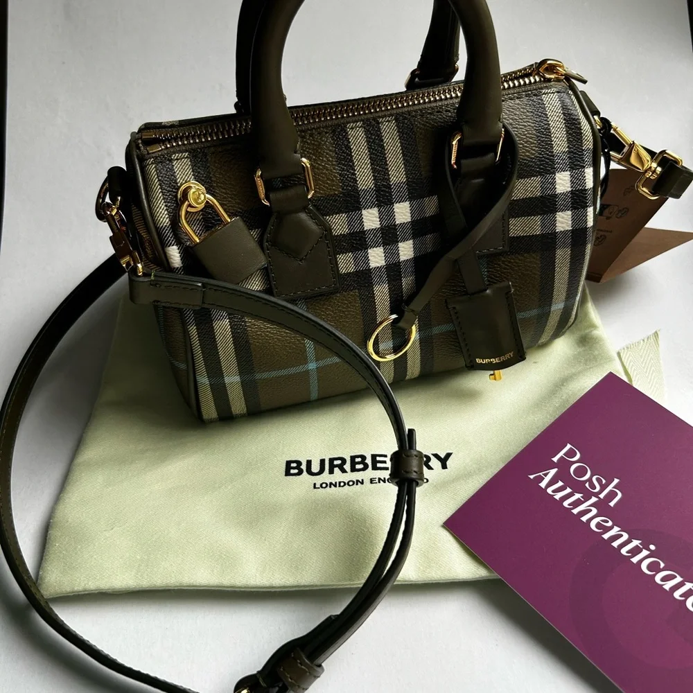 NWT BURBERRY BOWLIMG BAG - Picture 2 of 2